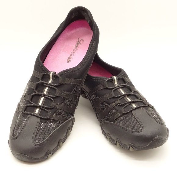 all black leather slip ons